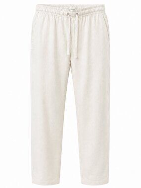Tenth + Ocean White Washable Linen Drawstring Pants Men’s XL